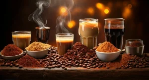 Properties of different types of coffee